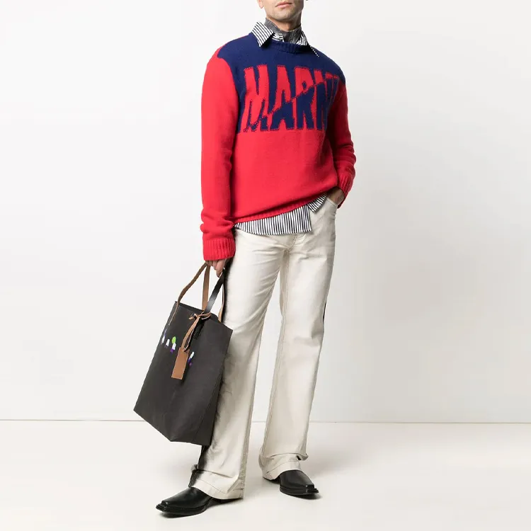 MARNI Sweaters Men Red-1