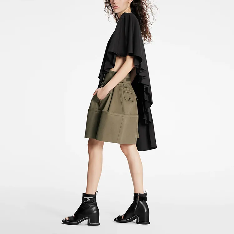LOUIS VUITTON Cloak Women's Black-1
