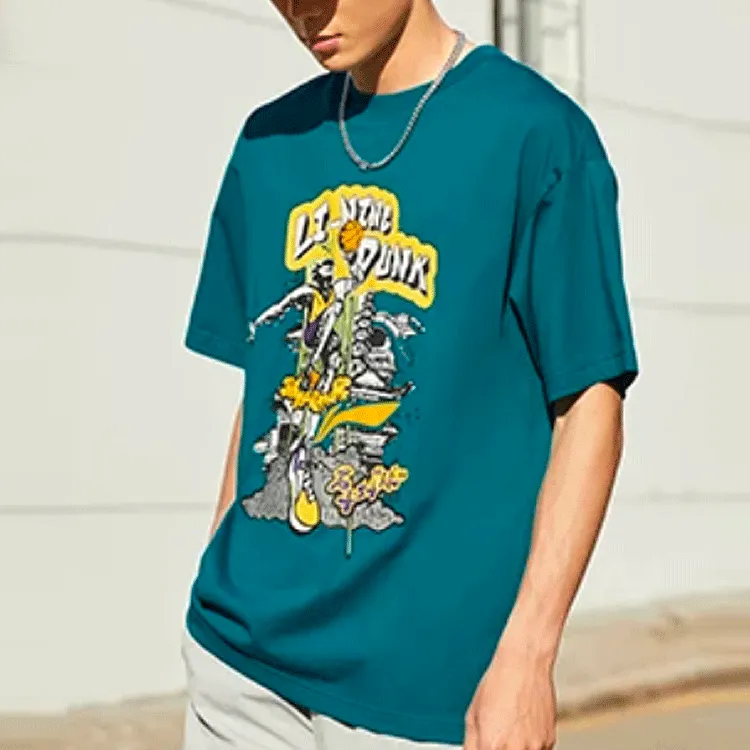 LINING Sports Basketball Collection T Shirts Unisex Green-4