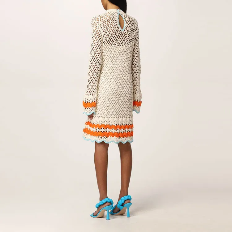 SportMax Crochet-Knit Mini Dress-2