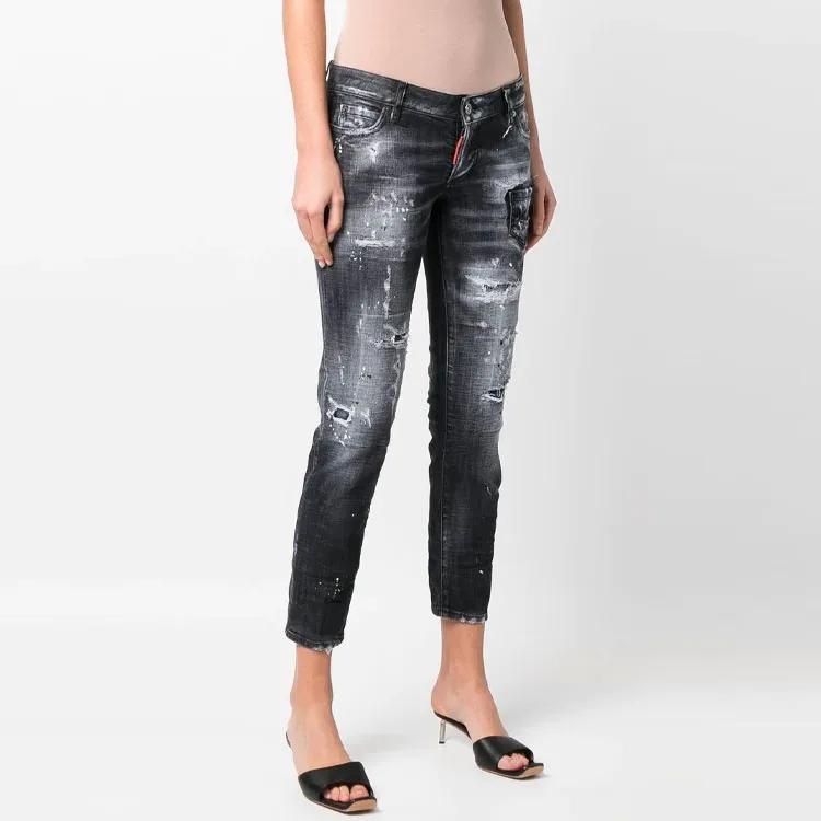 DSQUARED 2 Jennifer Cropped Skinny Jeans-3