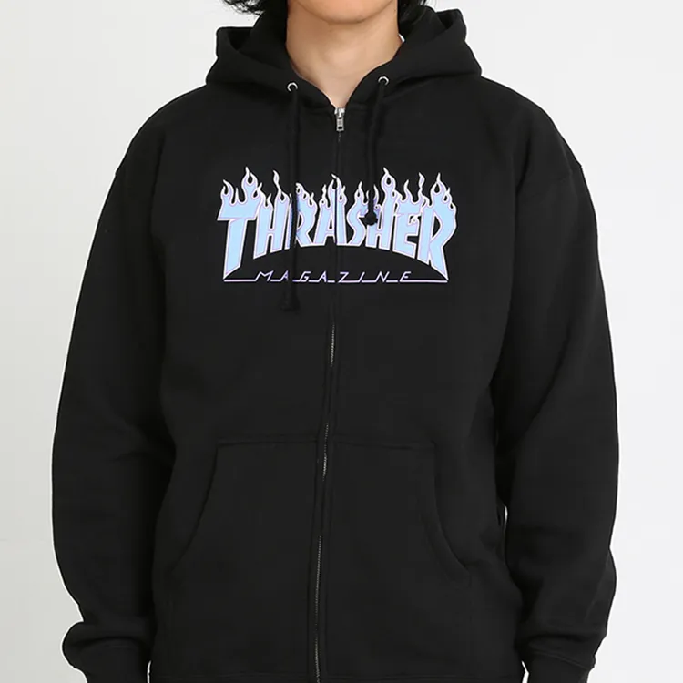 Thrasher Sweatshirts Unisex Black-3