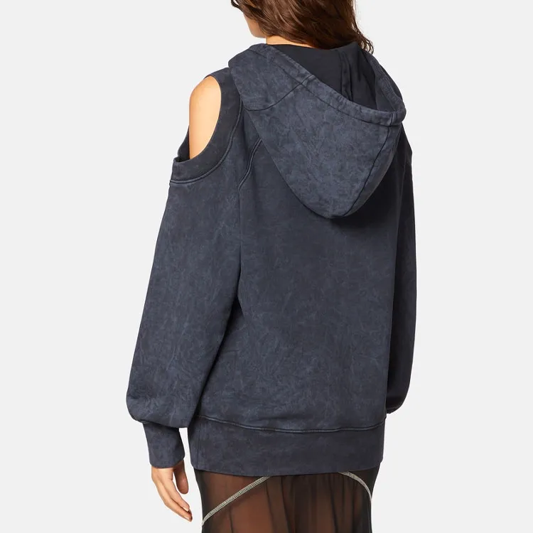 VERSACE JEANS COUTURE Cut out Sleeve Hoodie-2