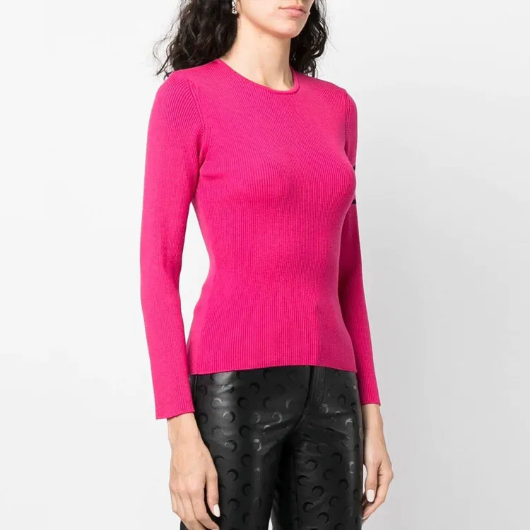 Marine Serre SS22 Slim Fit Sweater Women's Pink-3
