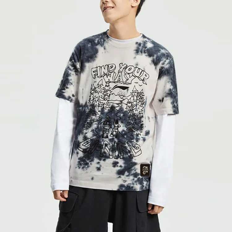 LiNing Sports Fashion Collection T Shirt Unisex White-3