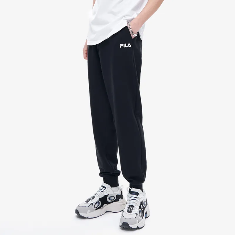 FILA FUSION Knitted Sweatpants Men's Pitch Black-4