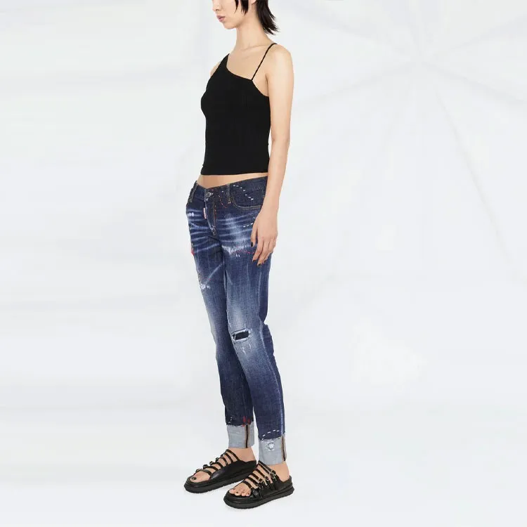 DSQUARED 2 Distressed Skinny Fit Jeans-3