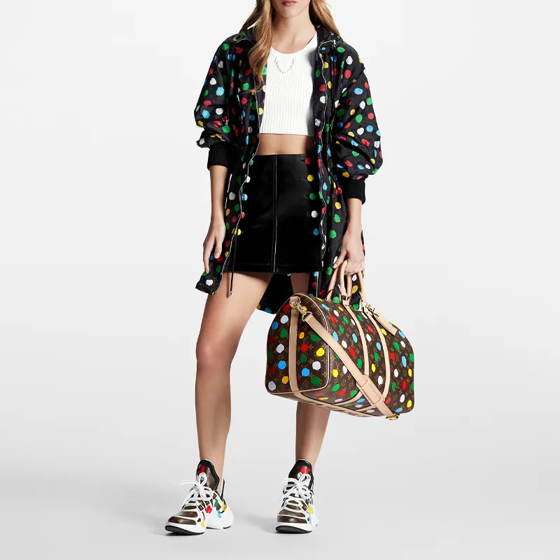 LOUIS VUITTON X Yayoi Kusama Keepall 45 Monogram Multicolor-8