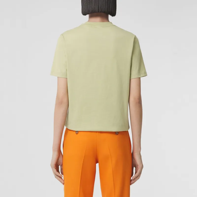 Burberry T Shirts Women's Mist Green-3