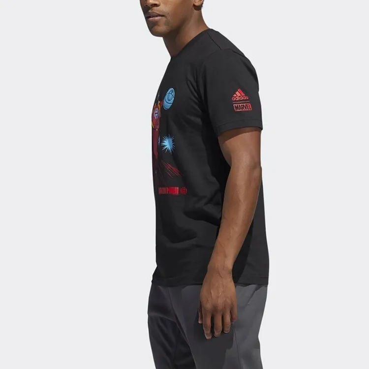 Adidas x MARVEL T Shirt Men's Black-4