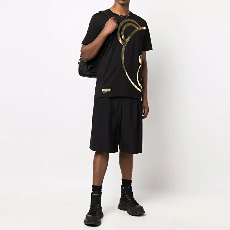MOSCHINO T Shirts Men Black-1
