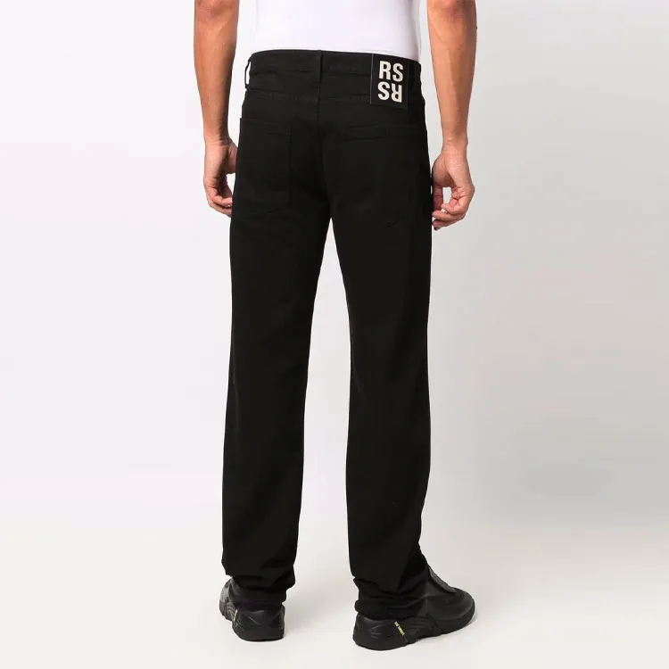 RAF SIMONS Jeans Men Black-3