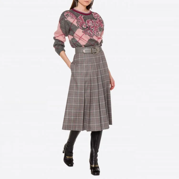 ALBERTA FERRETTI FW21 Loose Fit Sweater Women's Purple-3
