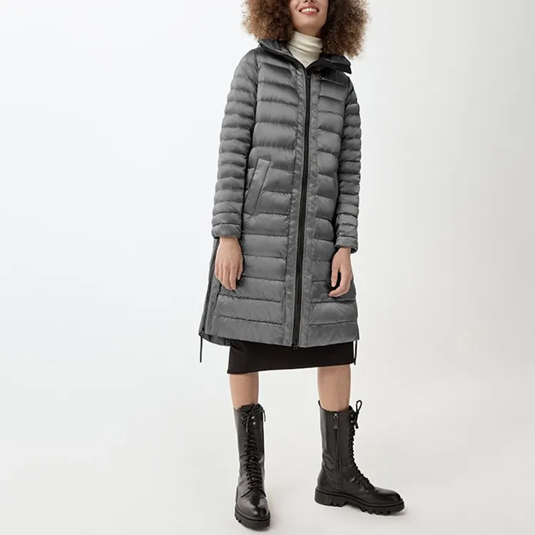 Canada Goose Down Jacket Women's Silver Birch With North Star White-4