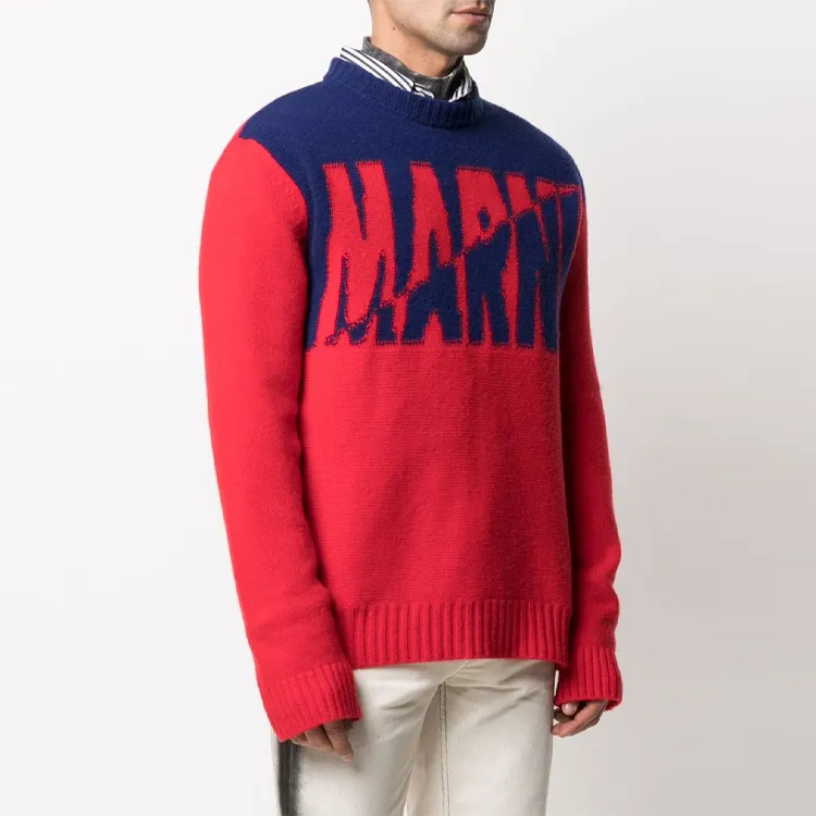 MARNI Sweaters Men Red-3