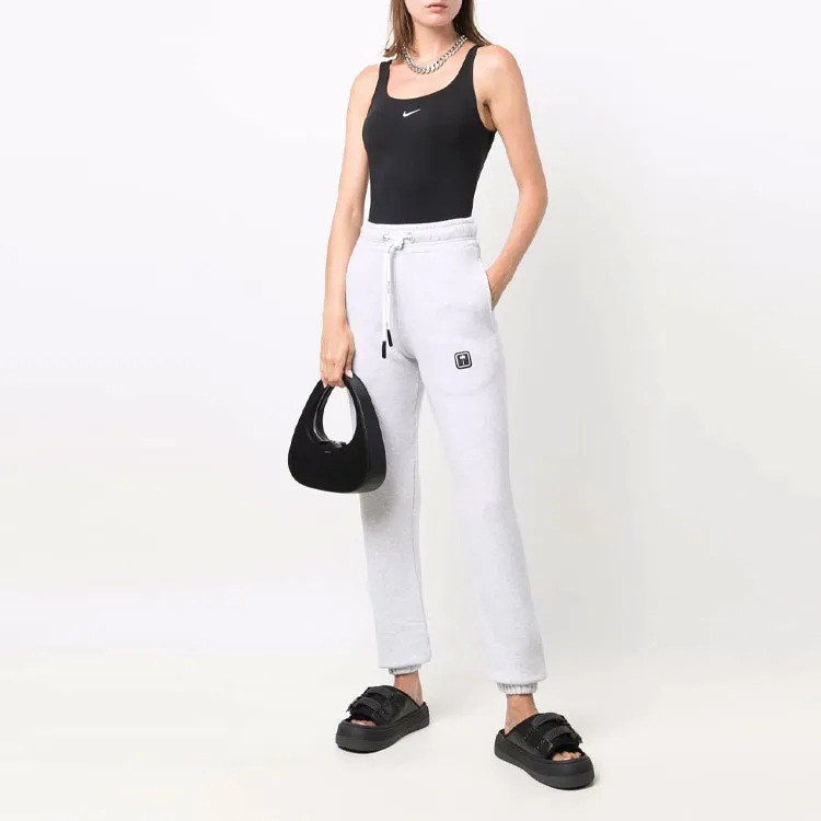 PALM ANGELS Knitted Sweatpants Women's White-1