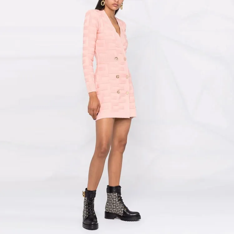 Elisabetta Franchi FW21 Dress Flesh Pink-2