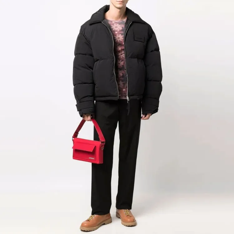 Jacquemus Down Jacket Men's Black-1