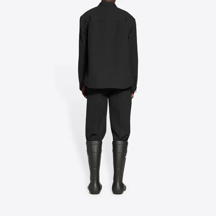 Balenciaga Wool Gabardine Shirt Jacket-2
