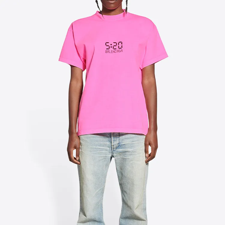 Balenciaga SS22 T Shirt Women's Pink-2