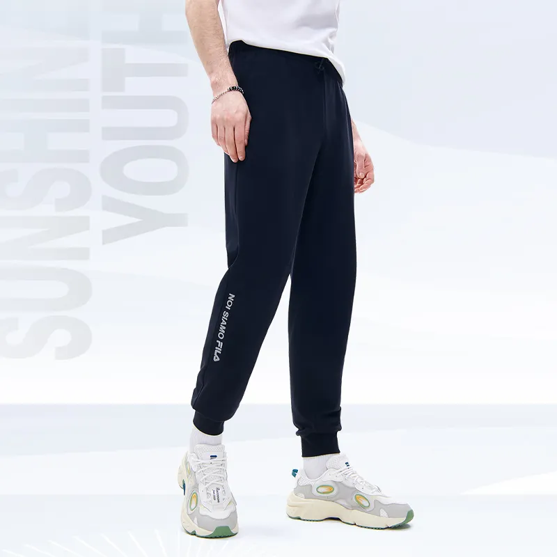 FILA FUSION Knitted Sweatpants Men's Pitch Black-5