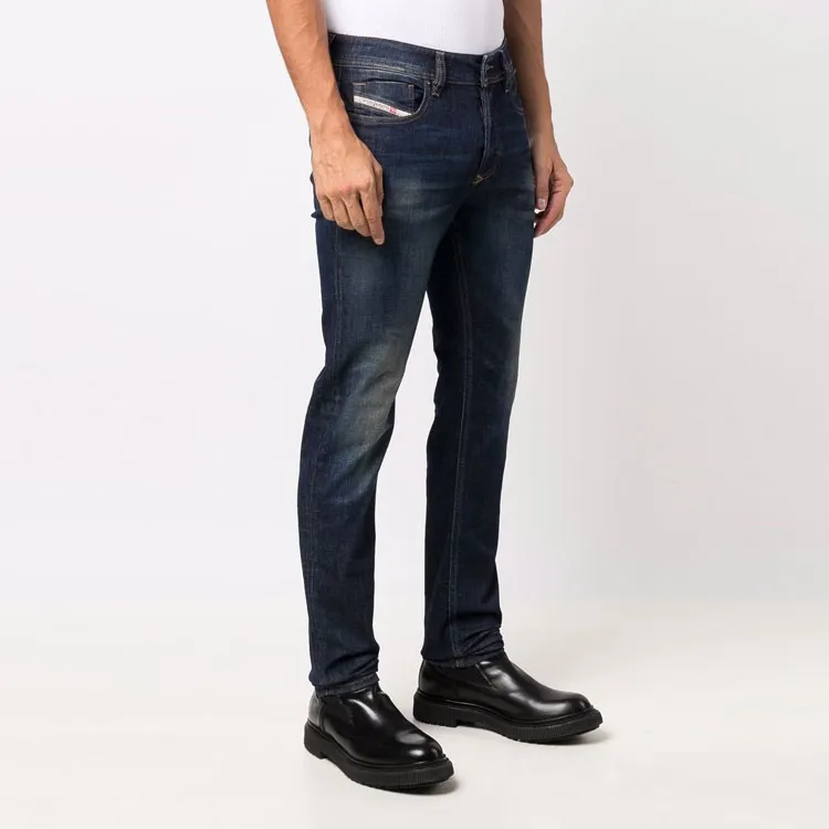 DIESEL Logo patch Denim Jeans-3