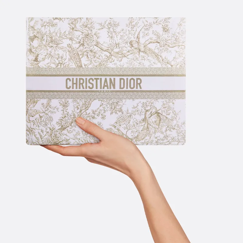DIOR Leather Clutch Women's White-3