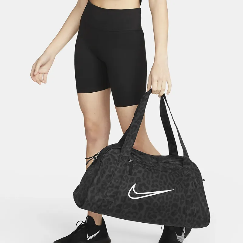 Nike Nylon Blends Polyester Handbag Shoulder Bag Travel Bag Yoga Bag Gym Bag Small Size Unisex Dark Smoke Gray-4