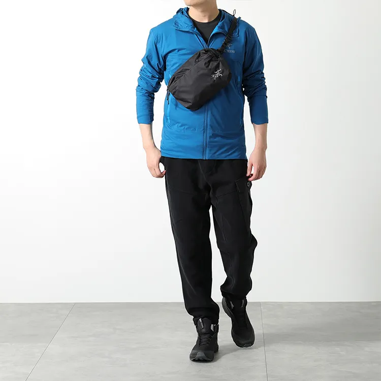 Arcteryx PU Shoulder Bag, Crossbody Bag Regular Unisex Black-4