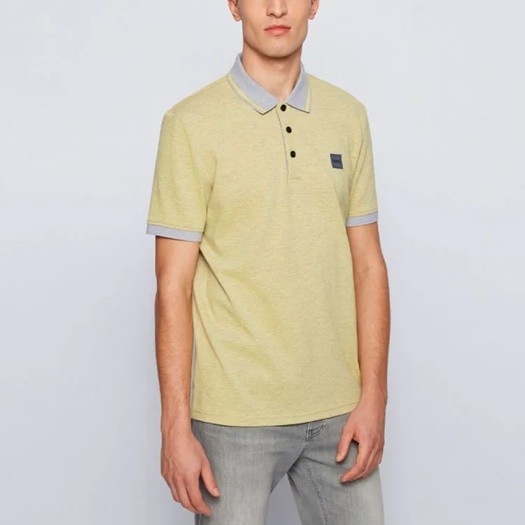 HUGO BOSS Polo Shirts Men Yellow-3