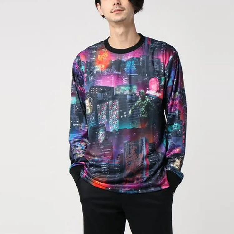 Bape Neon Tokyo L/S Tee-1