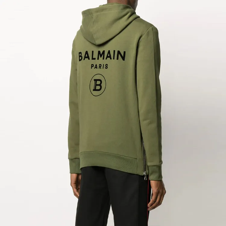 BALMAIN Sweatshirts Men Green-2