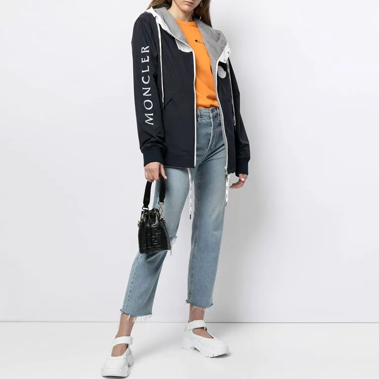 Moncler Jackets Women's Navy Blue-2