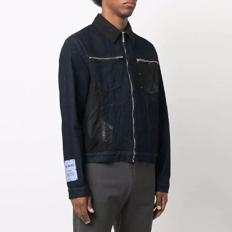 McQ Alexander McQueen Denim Jackets Men Blue-3
