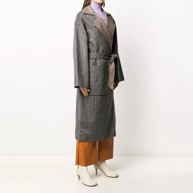 NANUSHKA Reversible Check Coat-4