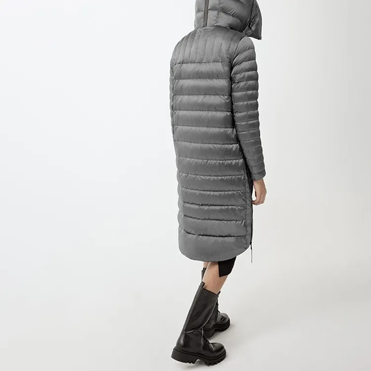 Canada Goose Down Jacket Women's Silver Birch With North Star White-2