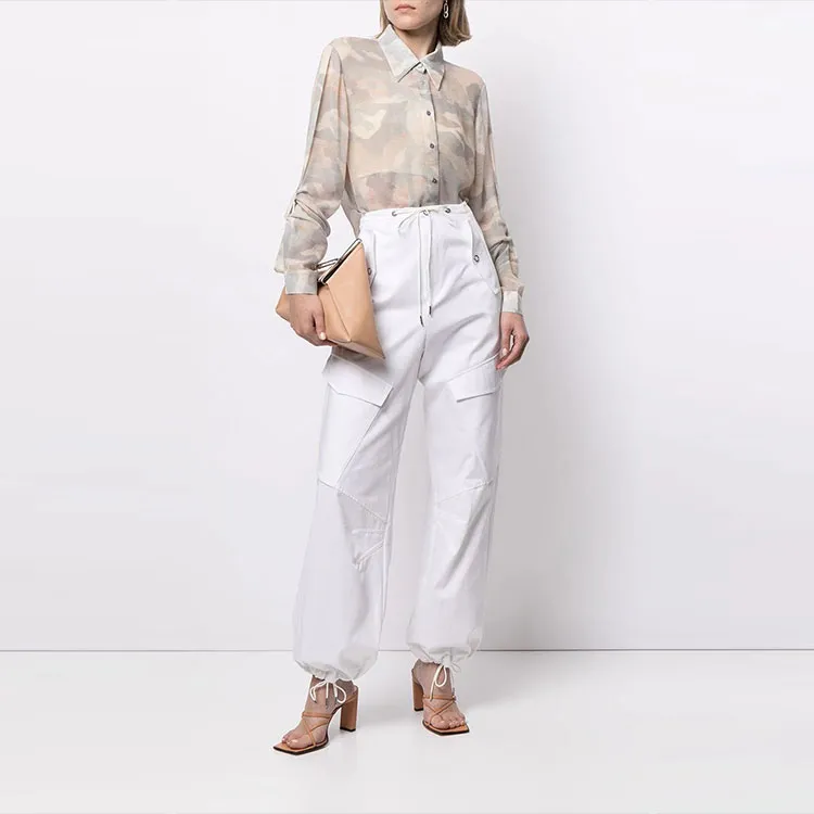 DION LEE Cargo Pants Women's White-1