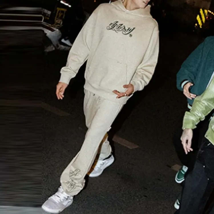 LiNing Sweatshirt Unisex Yellow Gray-4