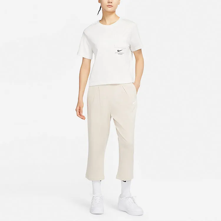 Nike SS22 Set in Sleeve T Shirt Women's Phantom Gray White-3