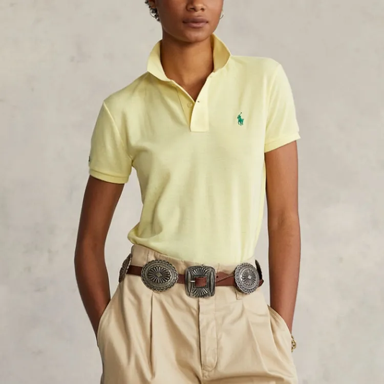 Polo Ralph Lauren Polo Shirts Women's Yellow-2
