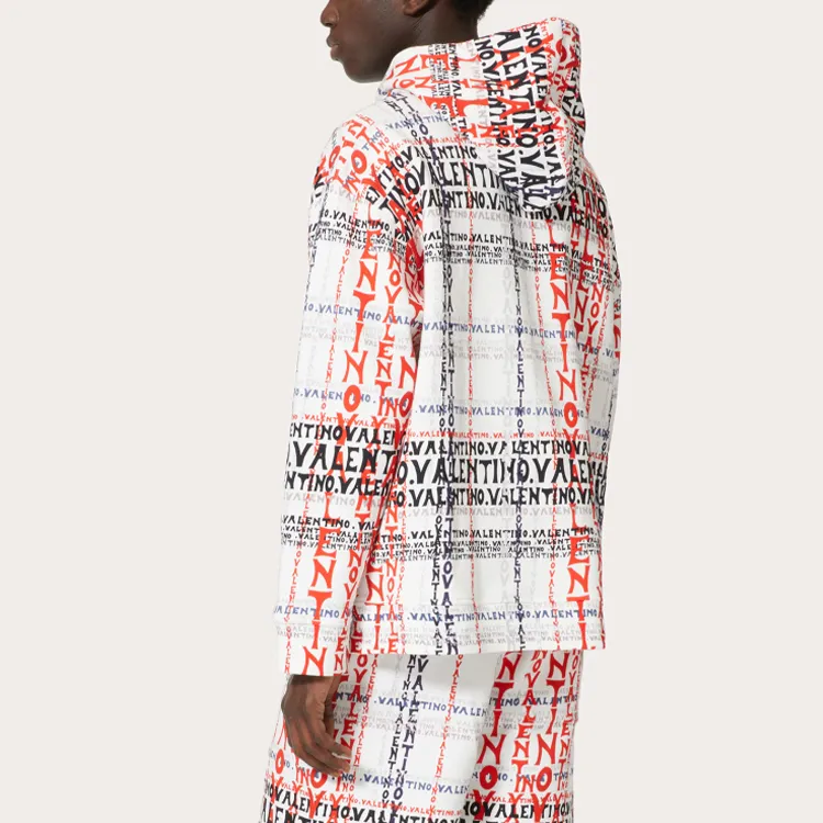 Valentino All Over Printed Long Sleeved Hoodie-3