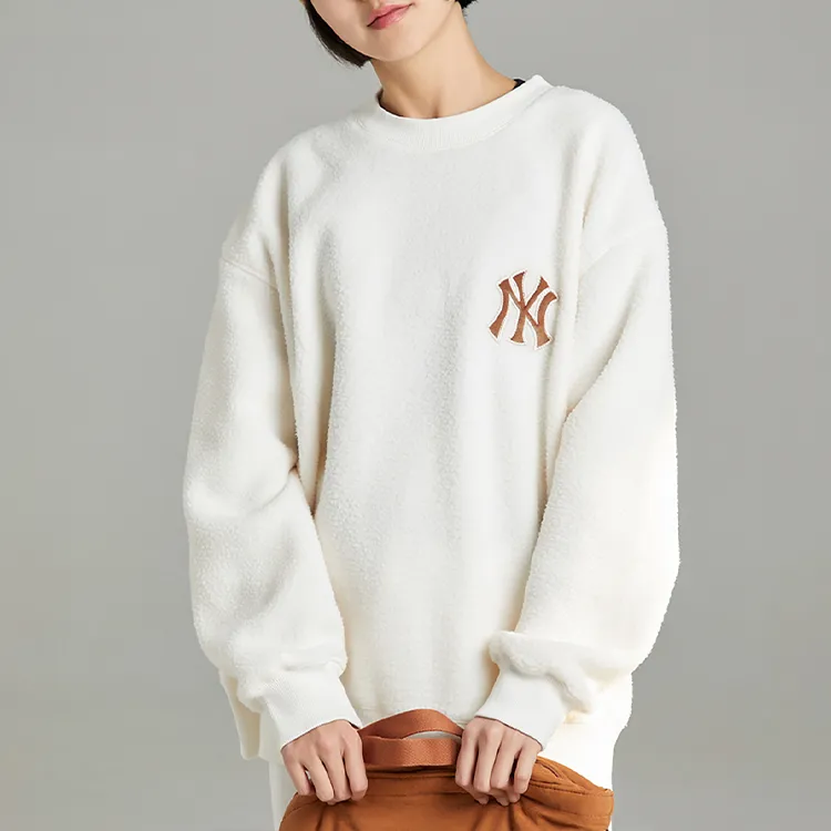 MLB New York Yankees Sweatshirts Unisex White-7
