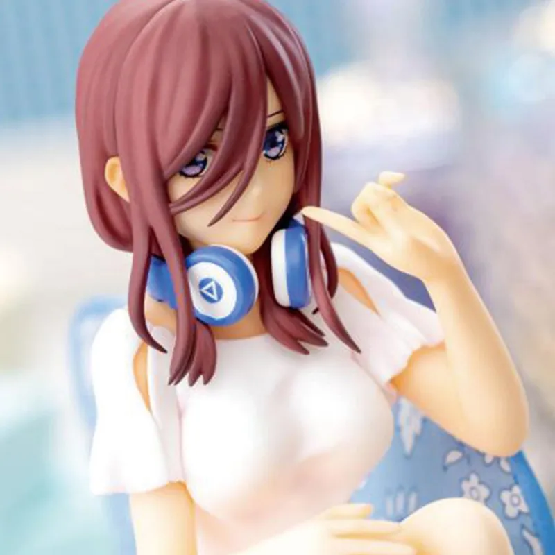 SEGA Miku Nakano The Quintessential Quintuplets Sitting Posture Bonus Gifts 15cm-3