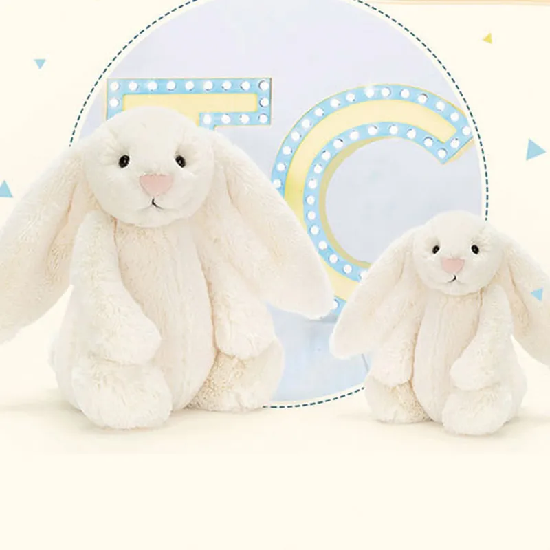 JELLYCAT Bashful Cream Bunny Stuffed Animal-4
