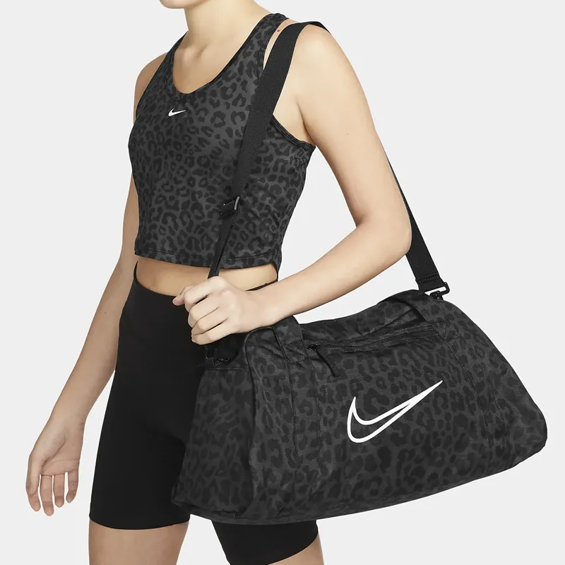 Nike Nylon Blends Polyester Handbag Shoulder Bag Travel Bag Yoga Bag Gym Bag Small Size Unisex Dark Smoke Gray-5