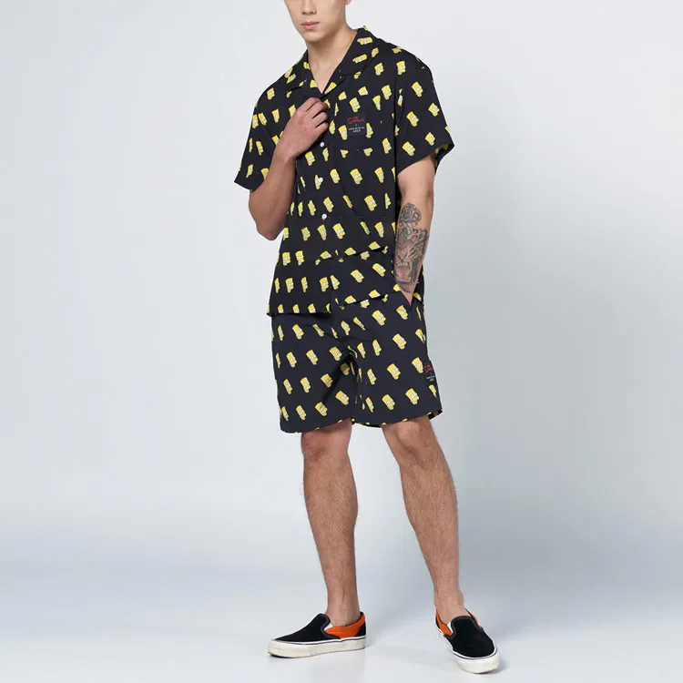 Acme De La Vie/ADLV Simpsons Fitted Shorts Unisex Black-2