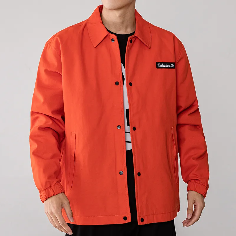Timberland Puffer Jacket Men's Orange Red-2