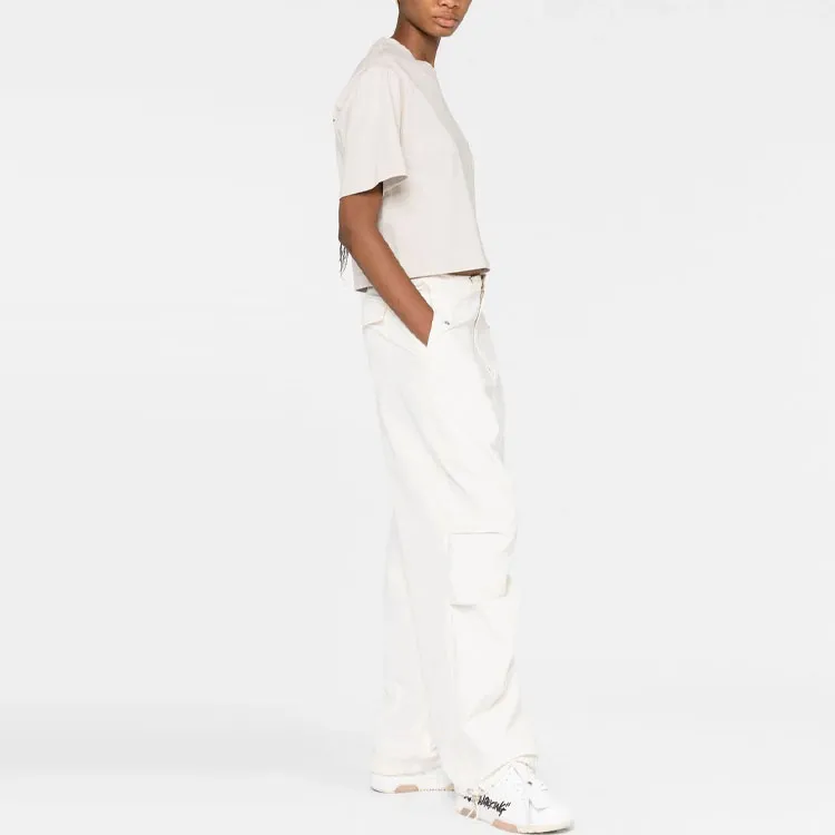 OFF WHITE Crop Tops Women's White-3