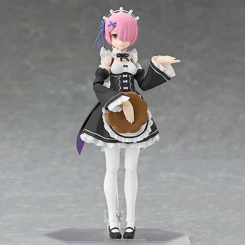 MAX Factory Ram Re Zero Starting Life In Another World Figma With Base Assembled Models-2