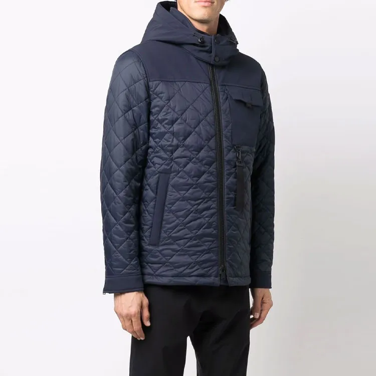 Moose Knuckles Jackets Men Blue-2